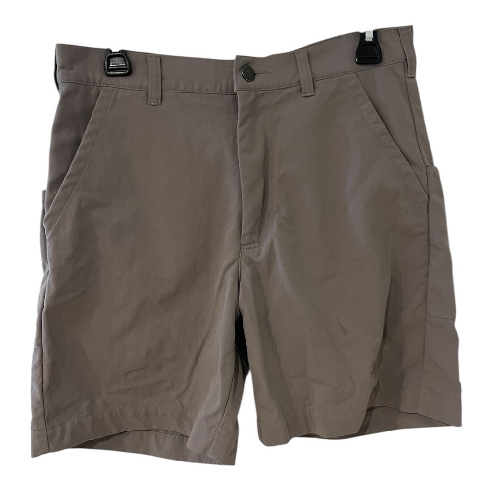 Patagonia Gray Flat Front Shorts Cotton Blend